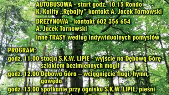 Złaz turystyczny Dębowa Góra 2023
