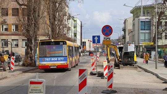 Zmiana w tymczasowej organizacji ruchu na ul. Paderewskiego