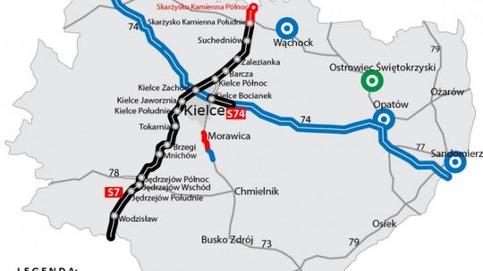 Znany jest przebieg 15-kilometrowej obwodnicy Opatowa