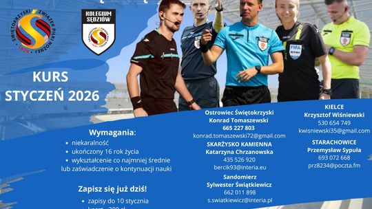 Zostań sędzią piłki nożnej