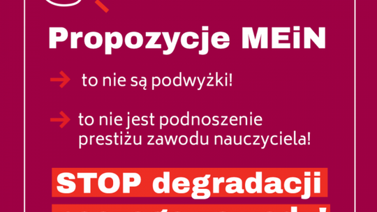 Związek Nauczycielstwa Polskiego odrzuca propozycję ministra edukacji