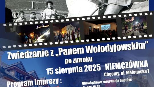 Zwiedzanie z Panem Wołodyjowskim po zmroku już jutro w Chęcinach