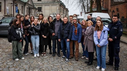 Zwycięzcy "Crime Story" na planie Ojca Mateusza