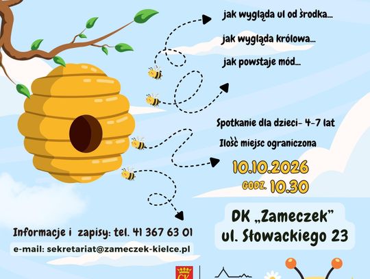 Co dzieje się w ulu i jak powstaje miód? „Zameczek” zaprasza dzieci do pszczelego świata