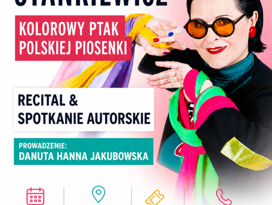 Danuta Stankiewicz spotka się z publicznością w Ciekotach