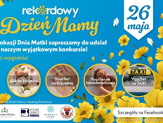 Dzień Mamy z Radiem Rekord. Wygraj prezenty dla swojej mamy Dzień Mamy z Radiem Rekord. Wygraj prezenty dla swojej mamy