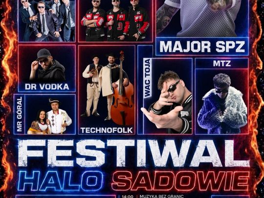 Festiwal Halo Sadowie 2026 – gwiazdy disco polo, hip-hopu i dobra zabawa dla całej rodziny!