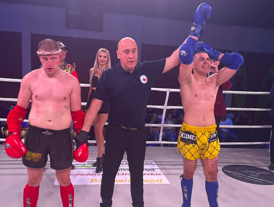 Jakub Rychel z Klinczu Kielce wygrywa podczas gali MFC 25