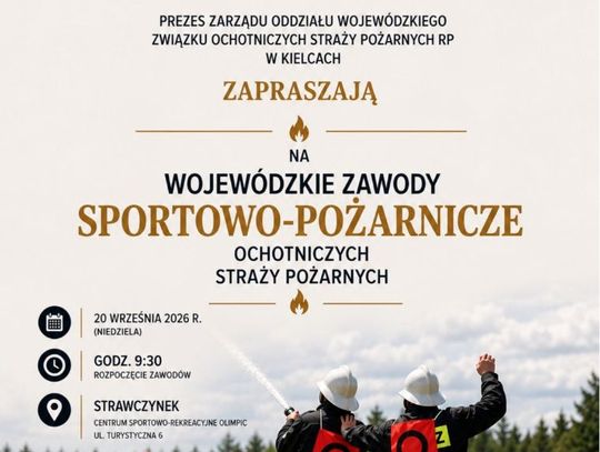 Najlepsze drużyny OSP województwa świętokrzyskiego powalczą w Strawczynku