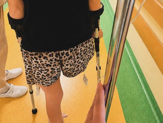 Pani Justyna jest już po amputacji. Wsparcie zbiórki daje ostrowczance siłę do walki