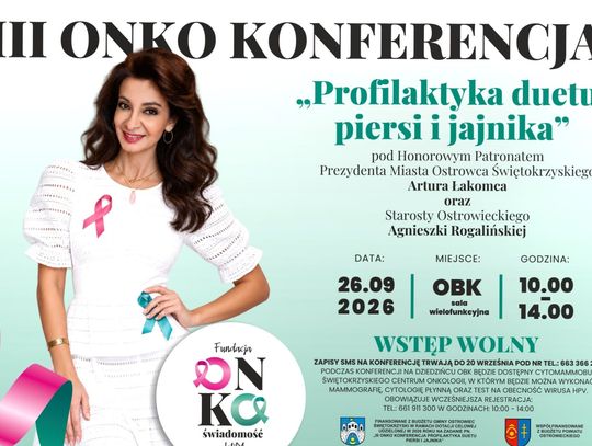 Profilaktyka piersi i jajnika w centrum uwagi. ONKO KONFERENCJA po raz trzeci