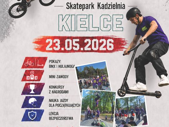 Ride The Future Kielce 2026 już 23 maja na Skateparku Kadzielnia Ride The Future Kielce 2026 już 23 maja na Skateparku Kadzielnia