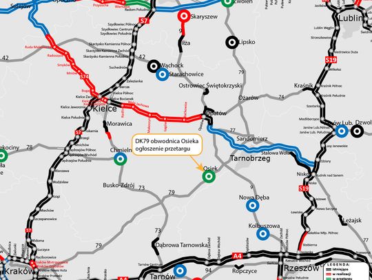Rusza przetarg na obwodnicę Osieka. Nowa droga odciąży centrum miasta