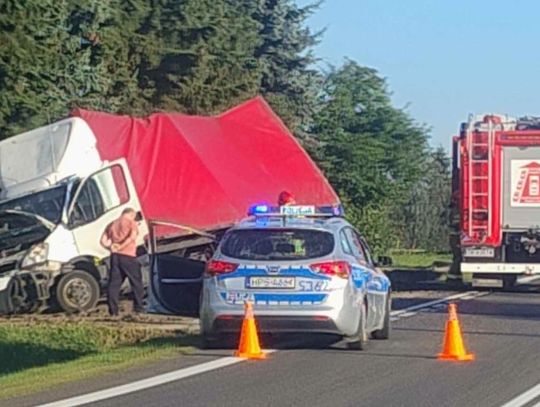 Słońce winne kolizji w Sadowiu