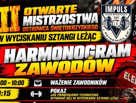W niedzielę powalczą siłacze