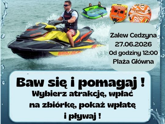 Wodne atrakcje i wielkie serca. W Cedzynie odbędzie się akcja „Pływamy dla Marcela”