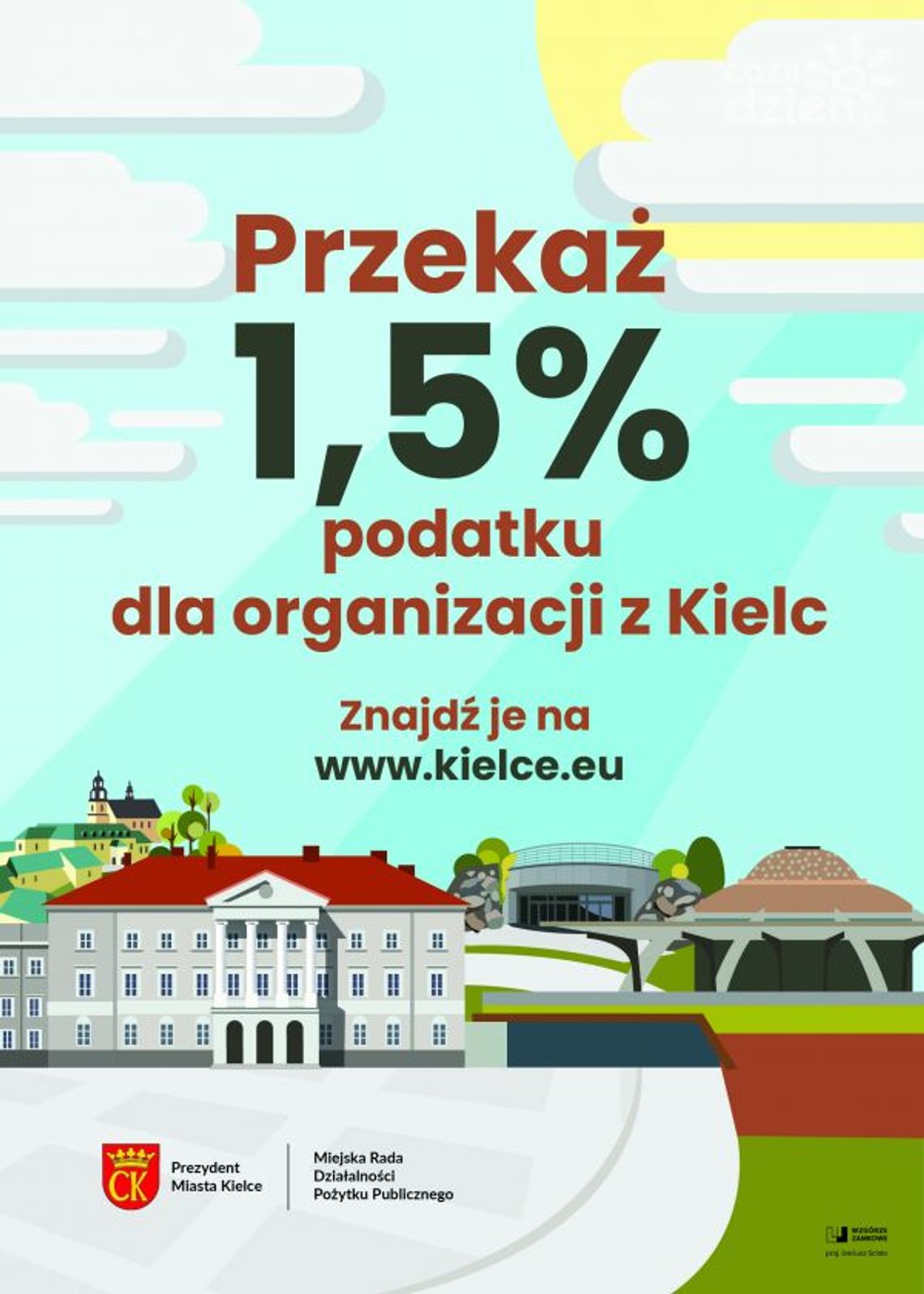 1,5% podatku zostaw w Kielcach - "Wspieraj lokalnie"