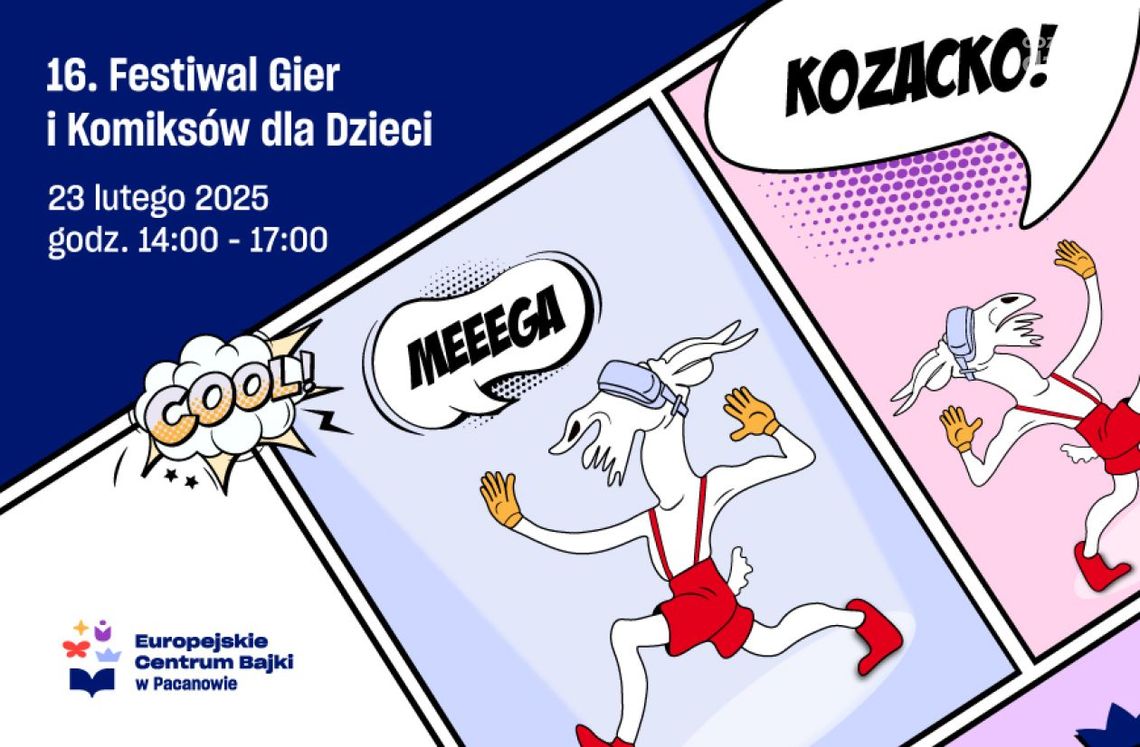 16. Festiwal Gier i Komiksów dla Dzieci 16. Festiwal Gier i Komiksów dla Dzieci