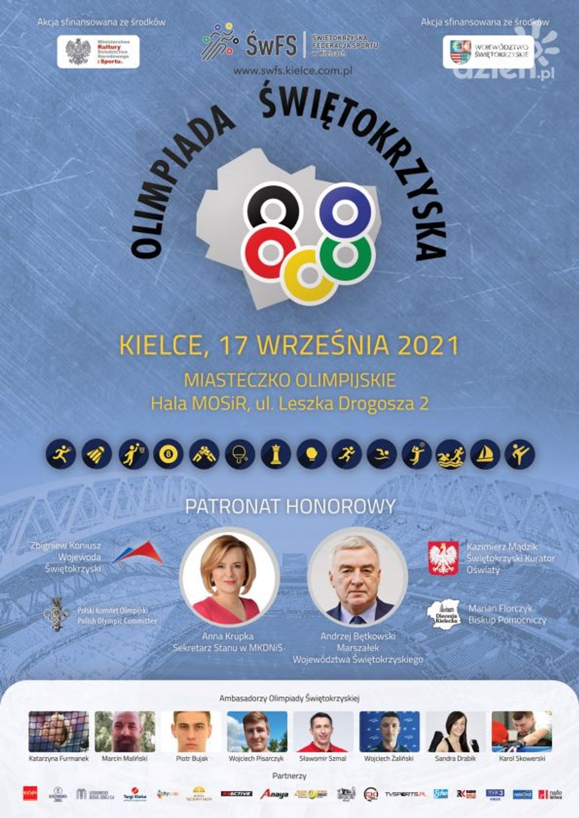 17 września startuje Olimpiada Świętokrzyska 17 września startuje Olimpiada Świętokrzyska