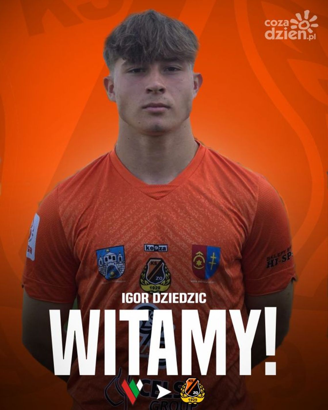 19-letni Igor Dziedzic nowym piłkarzem KSZO 1929 19-letni Igor Dziedzic nowym piłkarzem KSZO 1929