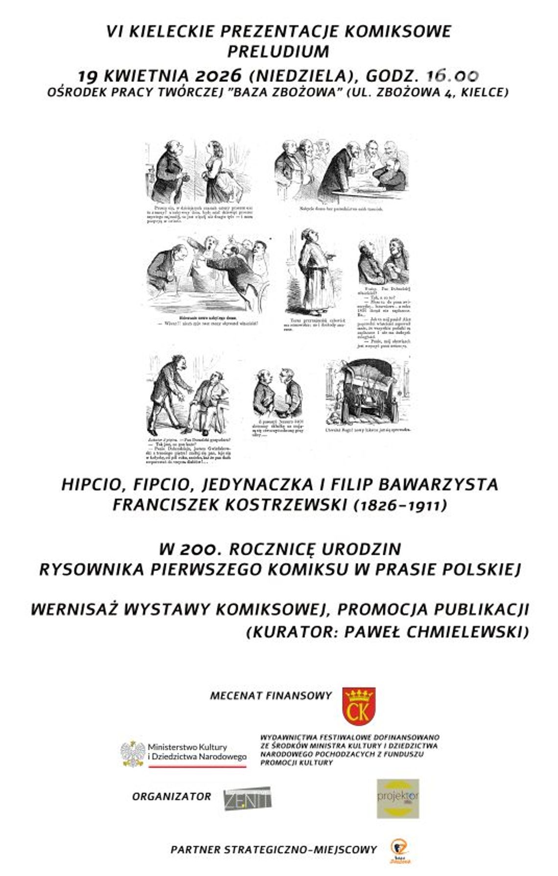 200 lat Franciszka Kostrzewskiego. Komiksowe preludium w Kielcach 200 lat Franciszka Kostrzewskiego. Komiksowe preludium w Kielcach