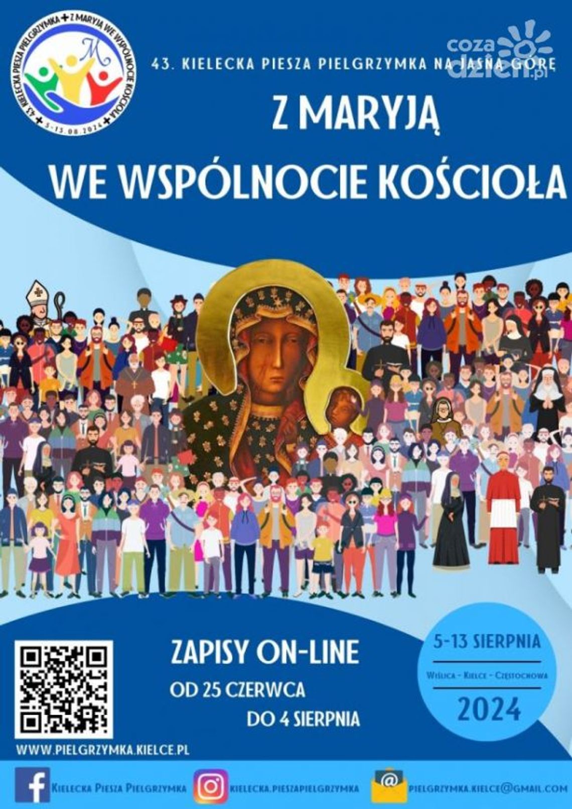 43. Kielecka Piesza Pielgrzymka Zaprasza