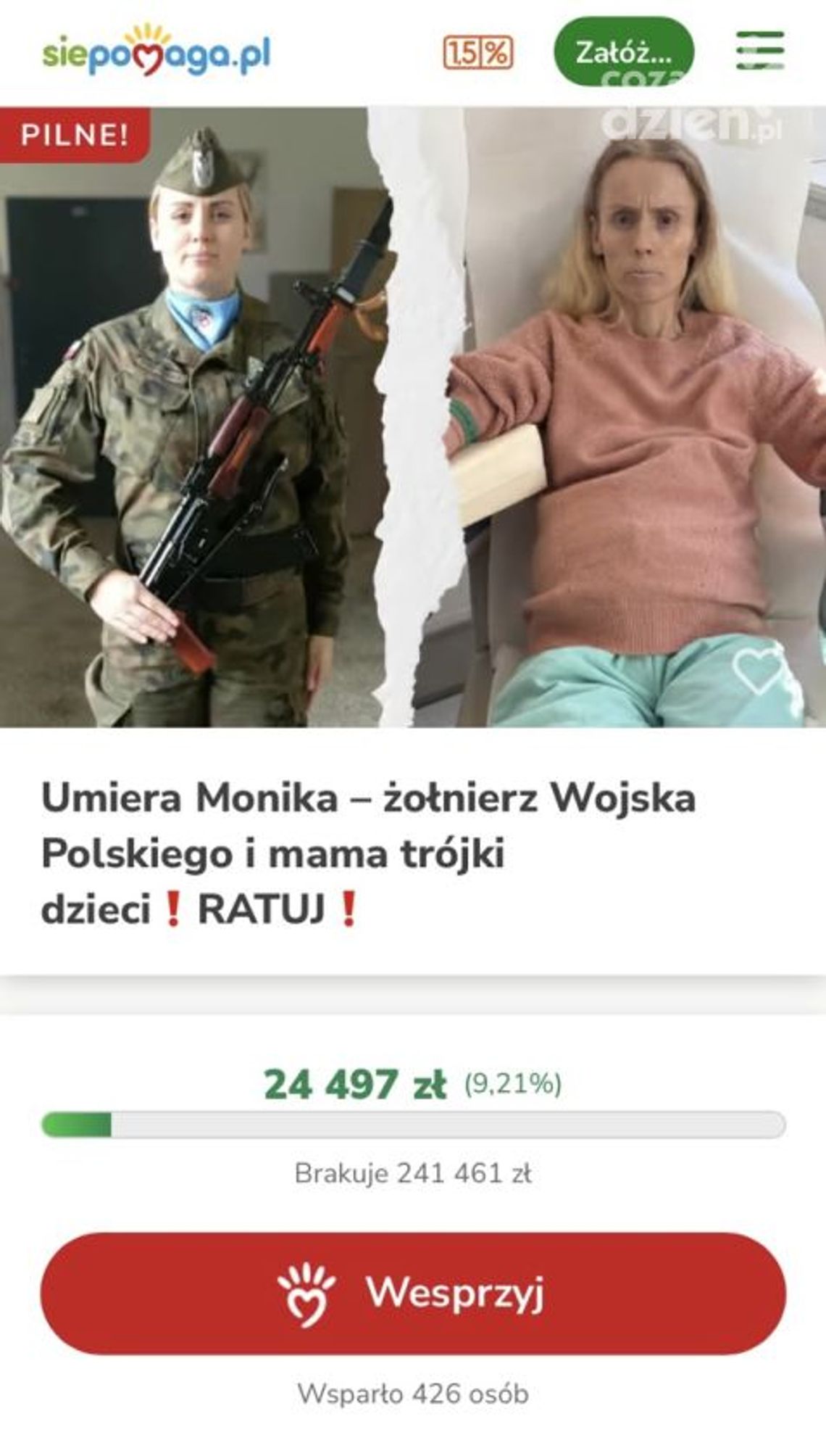 43-letnia Monika Pińkowska z Ożarowa walczy o życie. Potrzebne pilne wsparcie na leczenie w Niemczech
