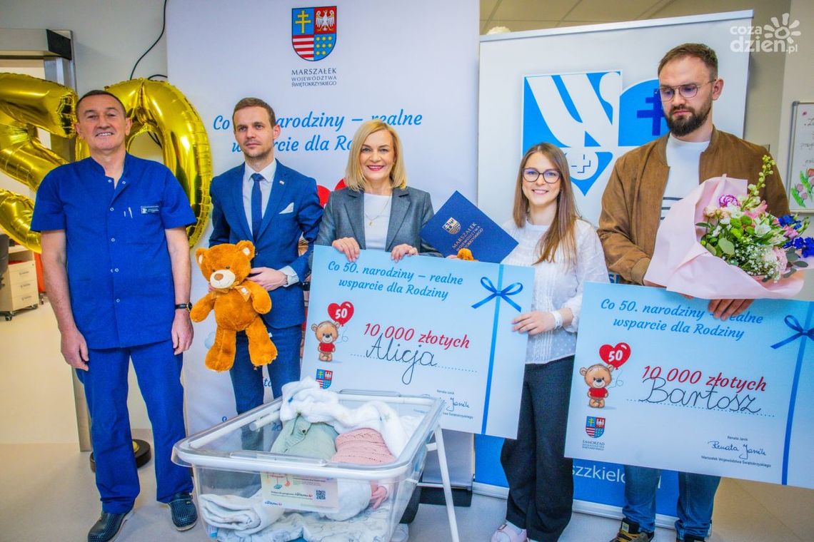 500. dziecko w Wojewódzkim Szpitalu Zespolonym w Kielcach – bliźnięta z jubileuszem 500. dziecko w Wojewódzkim Szpitalu Zespolonym w Kielcach – bliźnięta z jubileuszem