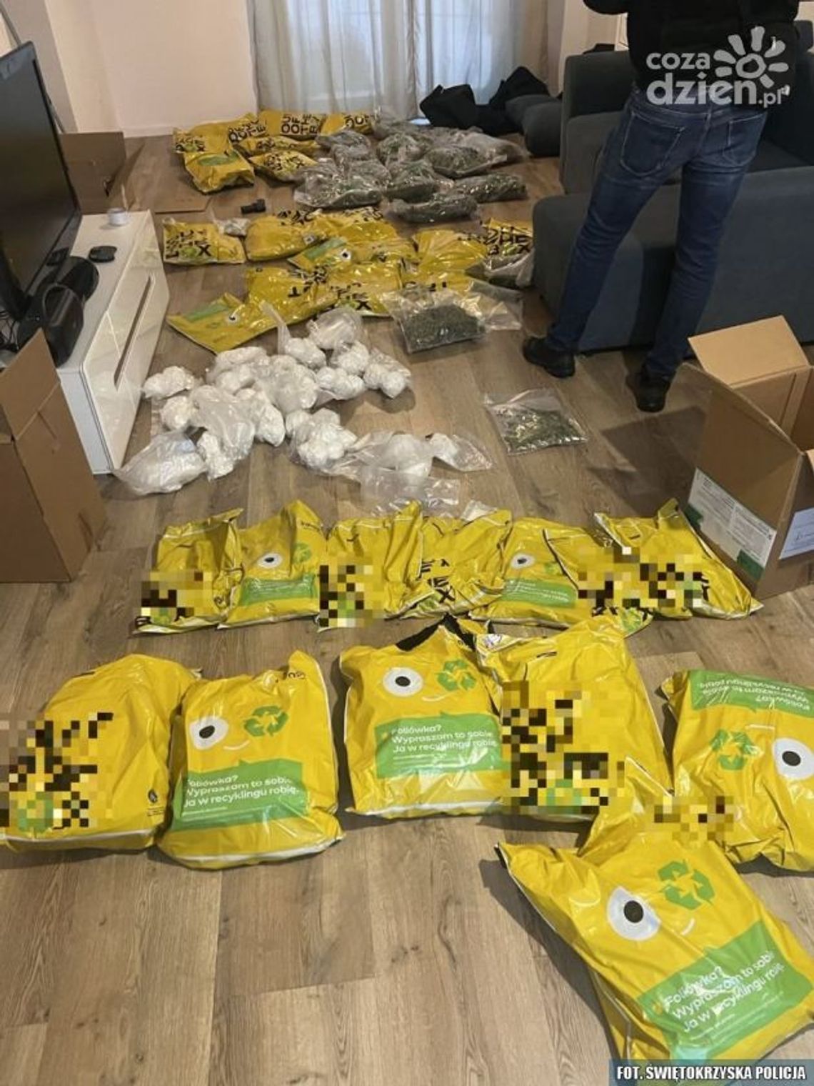 70 kg narkotyków w wynajmowanym domu 70 kg narkotyków w wynajmowanym domu