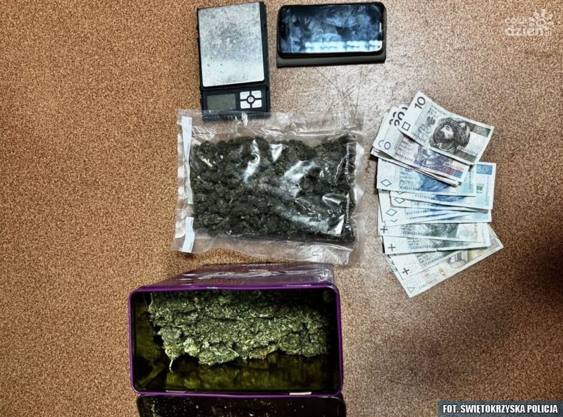 
70-latek zatrzymany z 360 gramami narkotyków – grozi mu do 10 lat więzienia