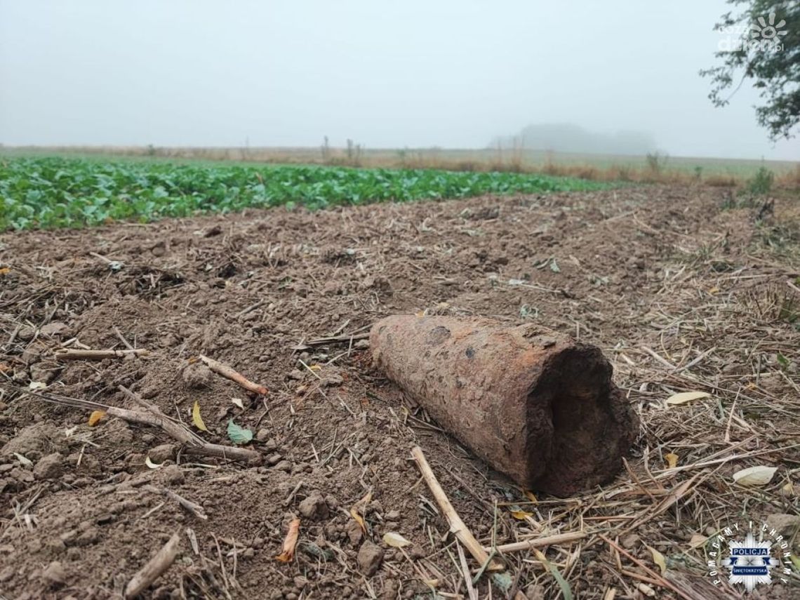 86 lat po wybuchu II wojny światowej. W powiecie ostrowieckim nadal znajdowane są pociski 86 lat po wybuchu II wojny światowej. W powiecie ostrowieckim nadal znajdowane są pociski