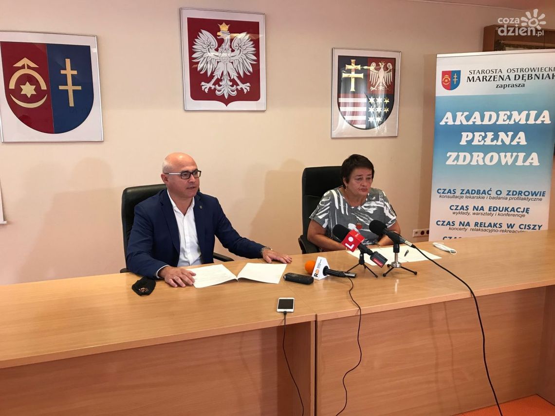 "Akademia Pełna Zdrowia" - rusza sztandarowa akcja profilaktyczna ostrowieckiego starostwa
