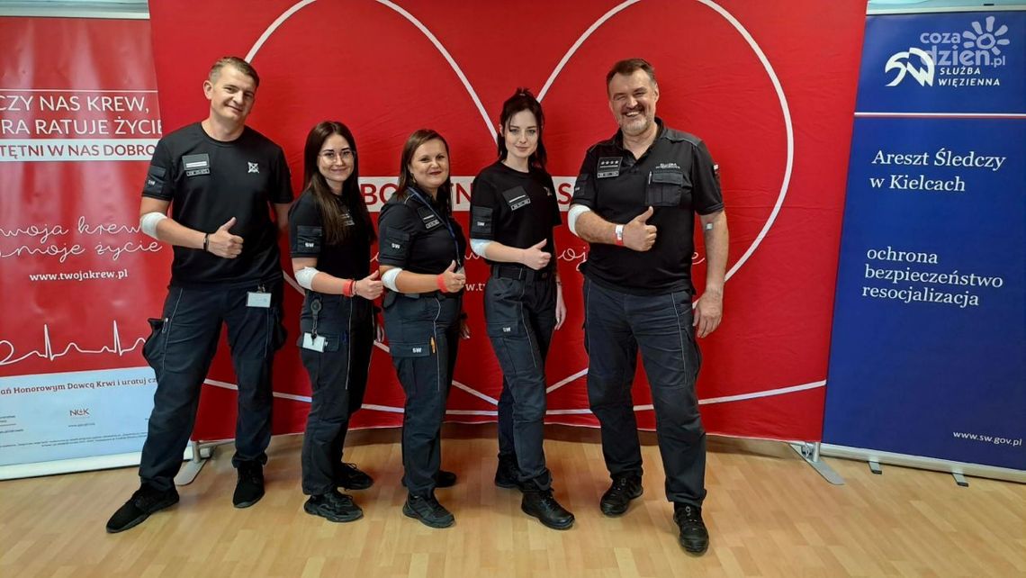 Akcja Honorowego Krwiodawstwa w kieleckim areszcie śledczym 