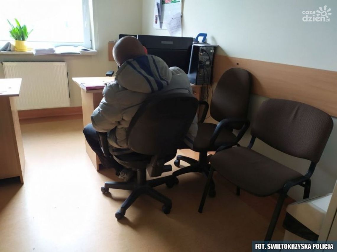 Amatorzy "darmowej" kawy i przyborów do golenia w rękach policji