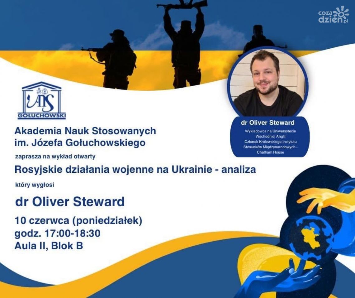 Analiza rosyjskich działań wojennych na Ukrainie będzie tematem wykładu na ostrowieckiej uczelni