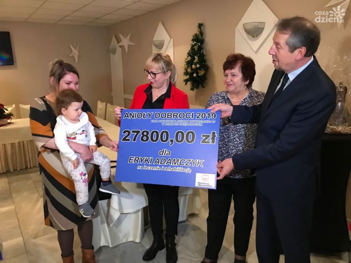 "Anioły Dobroci" dla małej Eryczki "Anioły Dobroci" dla małej Eryczki