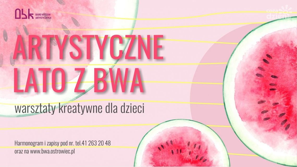Artystyczne lato w ostrowiecką galerią sztuki 