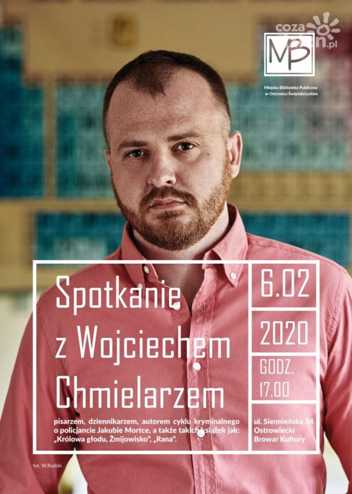 Autor "Żmijowiska" odwiedzi dziś Ostrowiec Autor "Żmijowiska" odwiedzi dziś Ostrowiec