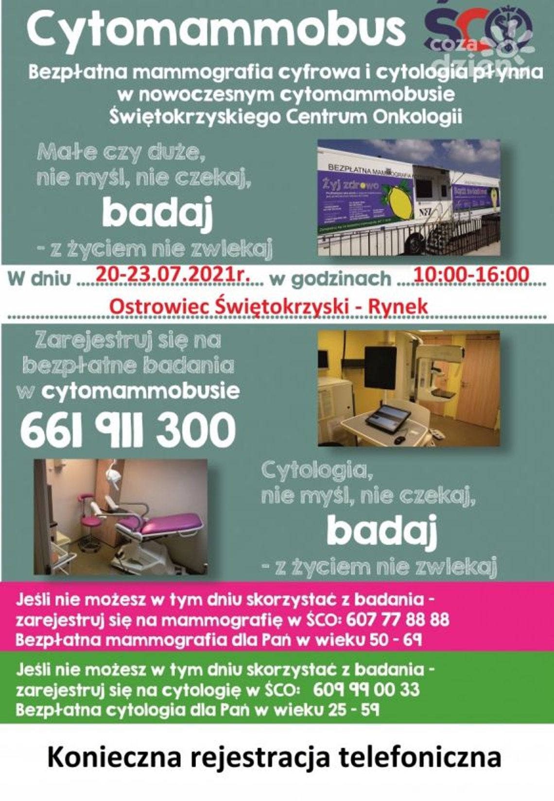 Badania profilaktyczne na ostrowieckim Rynku