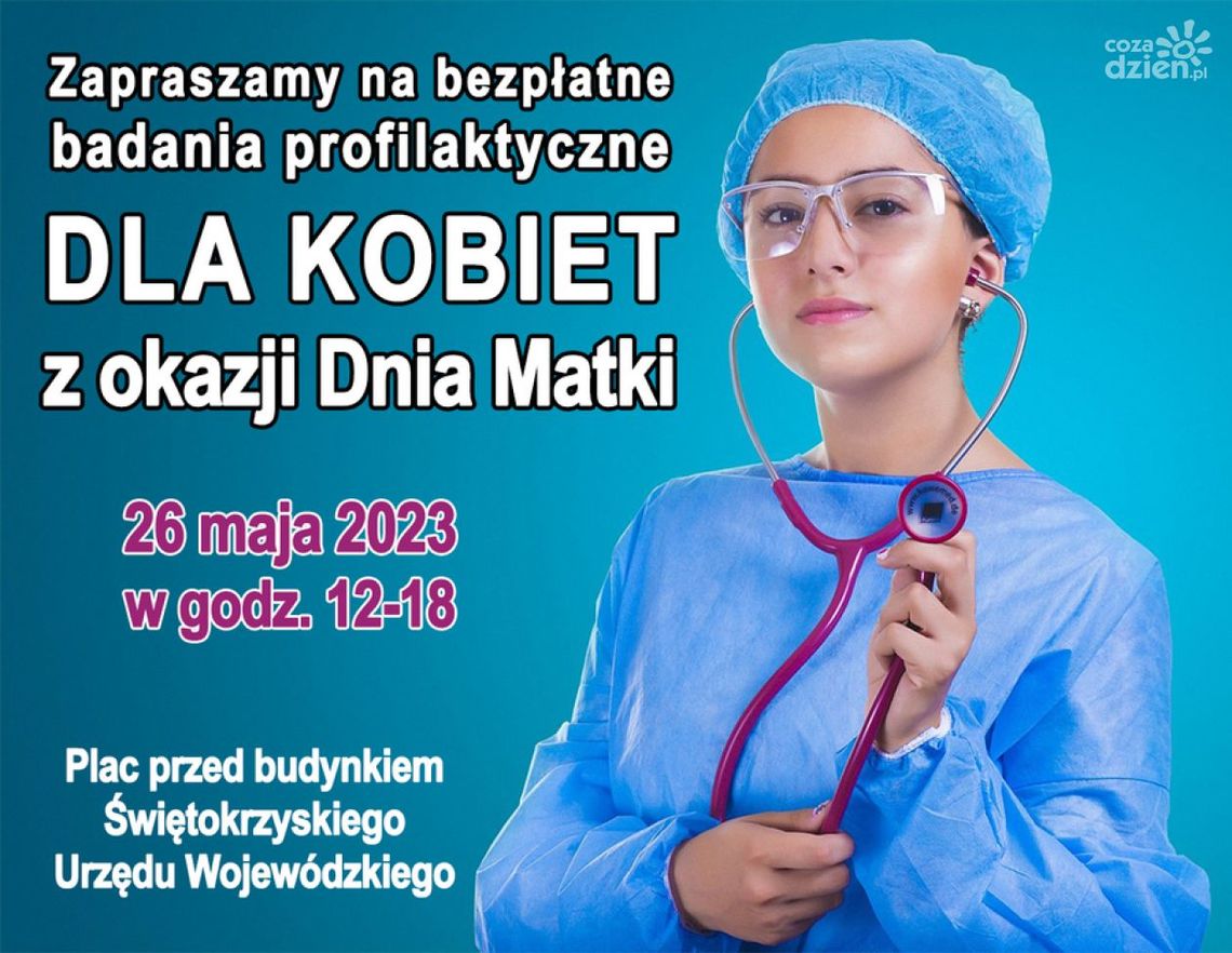 Badania profilaktyczne z okazji Dnia Matki Badania profilaktyczne z okazji Dnia Matki