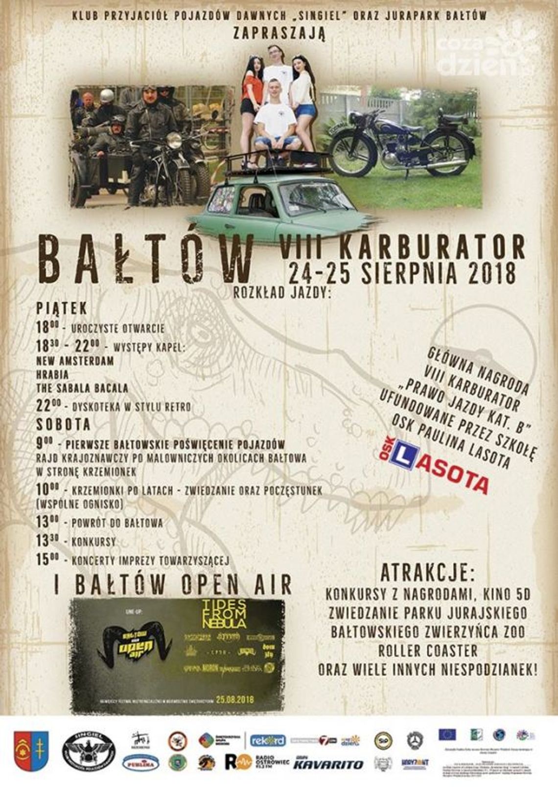 Bałtów. Zlot zabytkowych pojazdów już w ten weekend! Bałtów. Zlot zabytkowych pojazdów już w ten weekend!