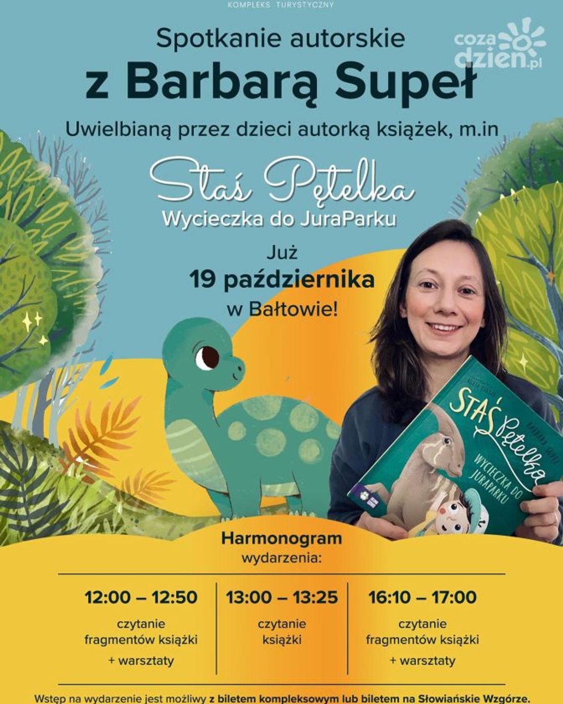 Barbara Supeł, autorka książek dla dzieci w Bałtowie 