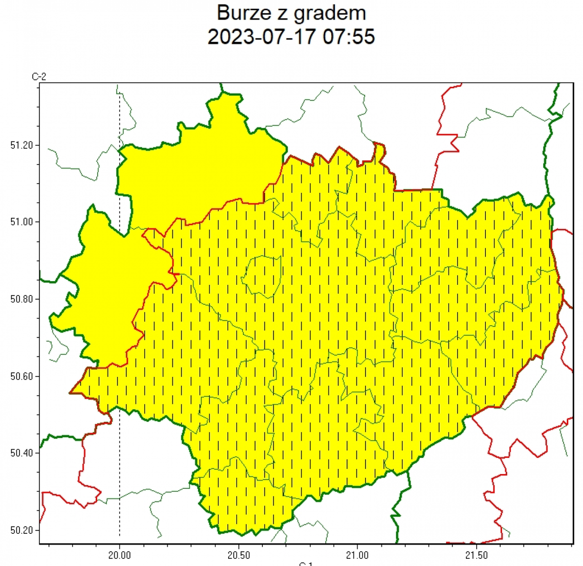 Będą burze z ulewnym deszczem i gradem Będą burze z ulewnym deszczem i gradem