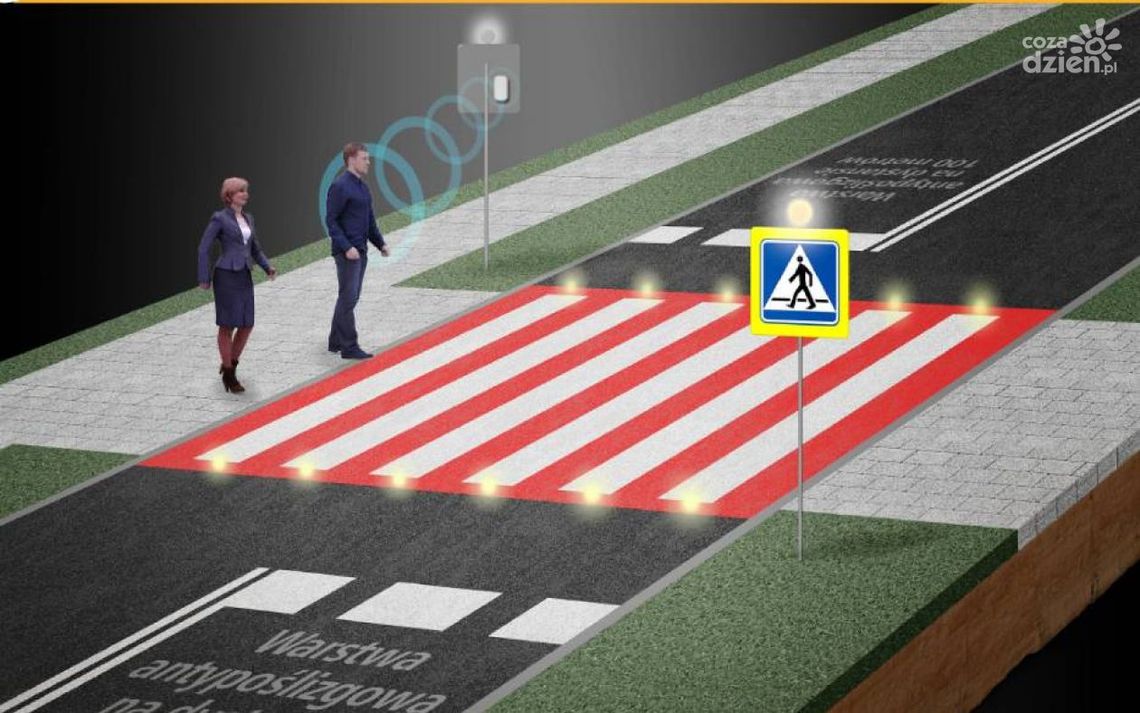 Będzie bezpieczniej na przejściach dla pieszych w Opatowie Będzie bezpieczniej na przejściach dla pieszych w Opatowie