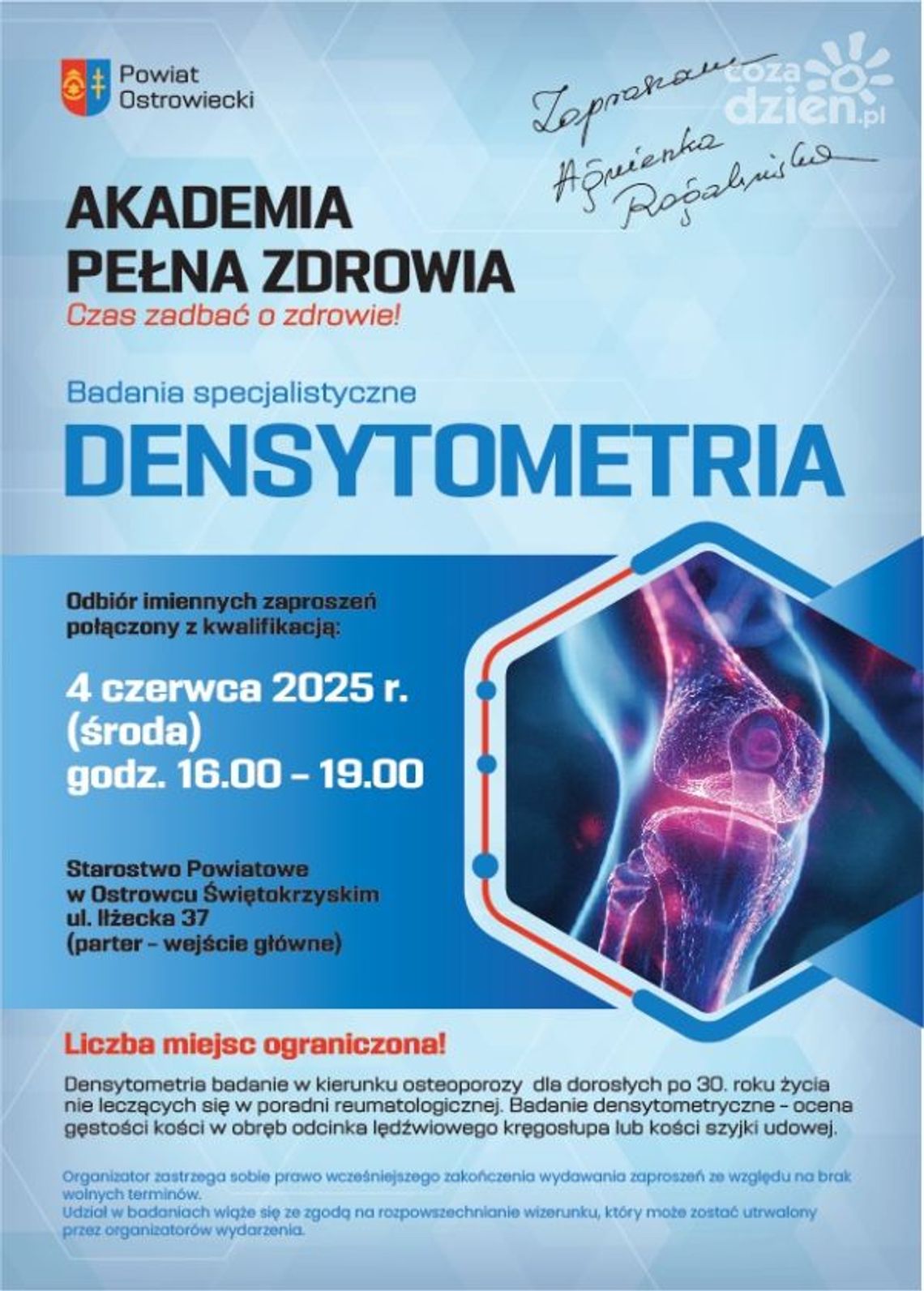 Bezpłatna densytometria w Ostrowcu Bezpłatna densytometria w Ostrowcu