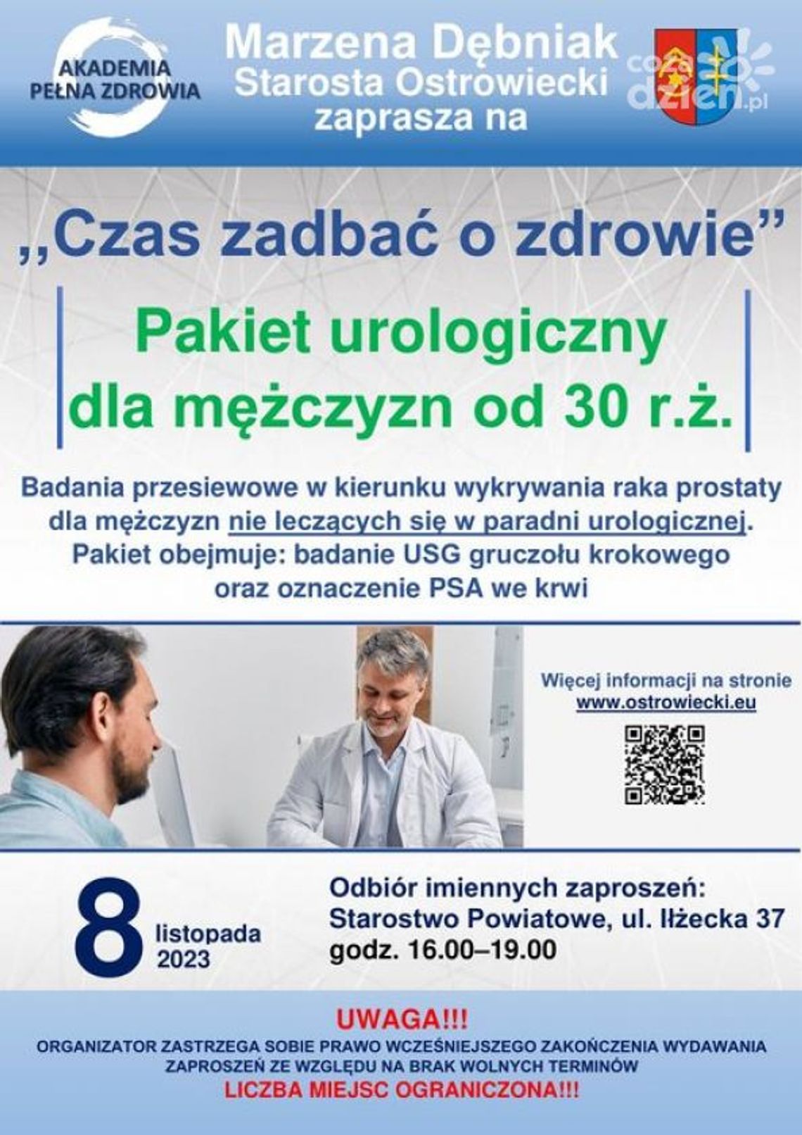 Bezpłatne badania profilaktyczne dla panów Bezpłatne badania profilaktyczne dla panów