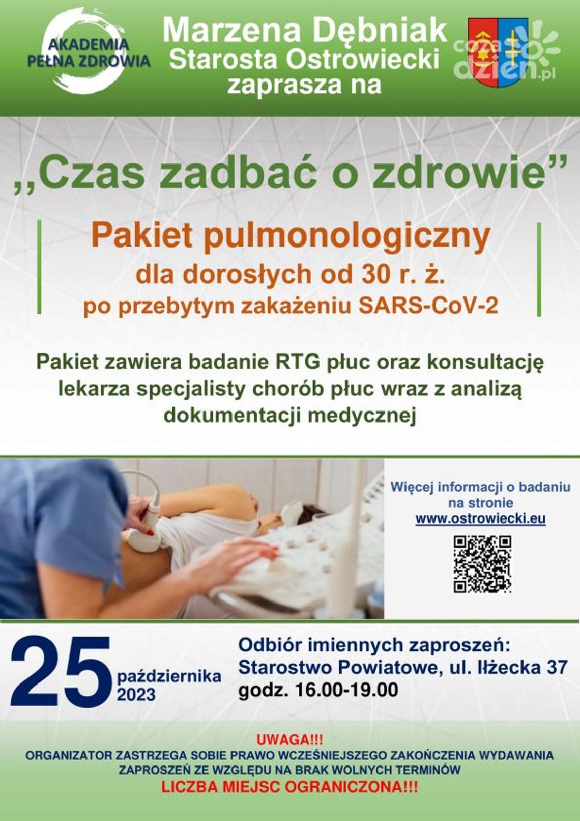 Bezpłatne badania profilaktyczne w ramach Akademii Pełnej Zdrowia Bezpłatne badania profilaktyczne w ramach Akademii Pełnej Zdrowia