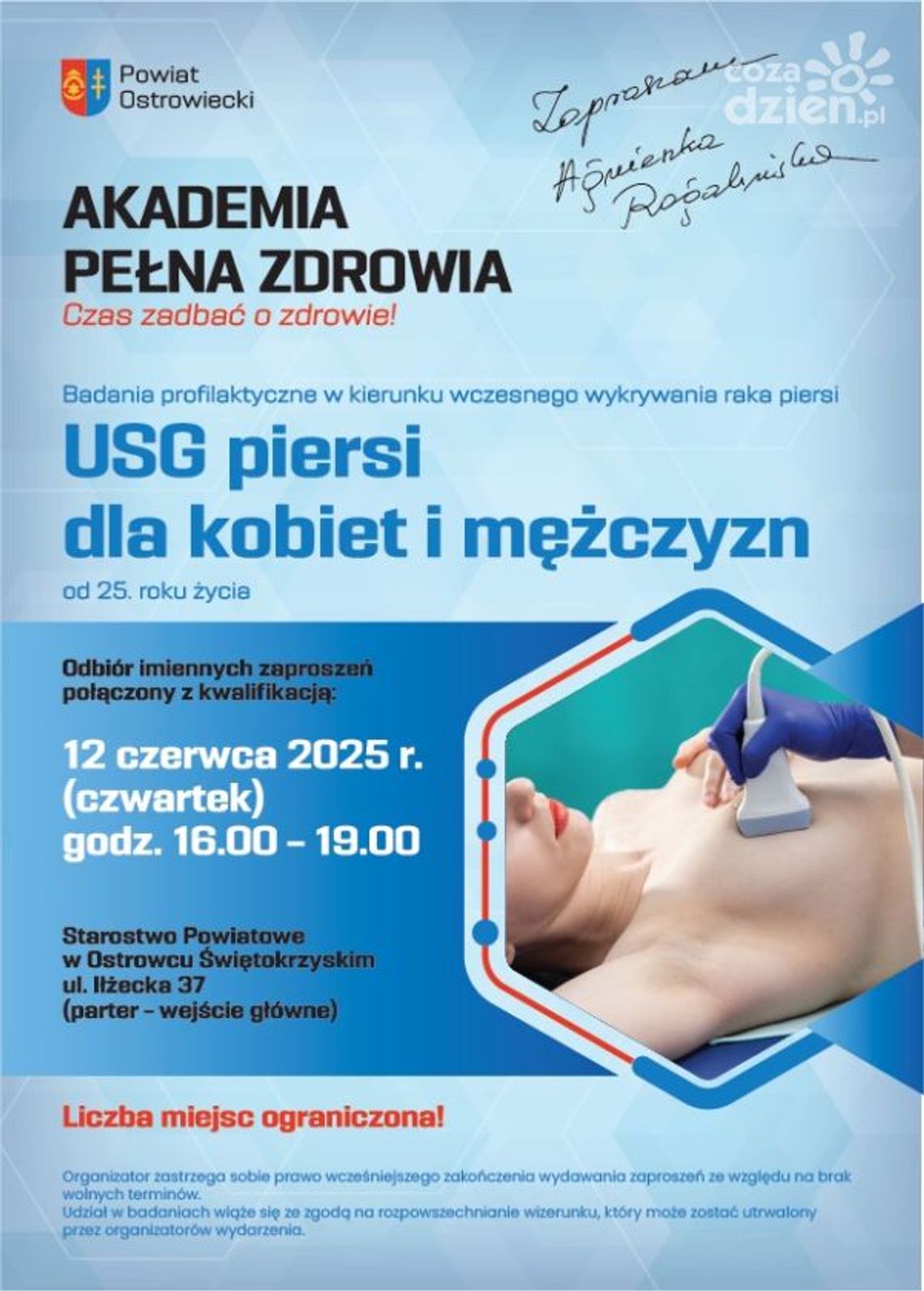 Bezpłatne badanie usg dla pań i panów Bezpłatne badanie usg dla pań i panów