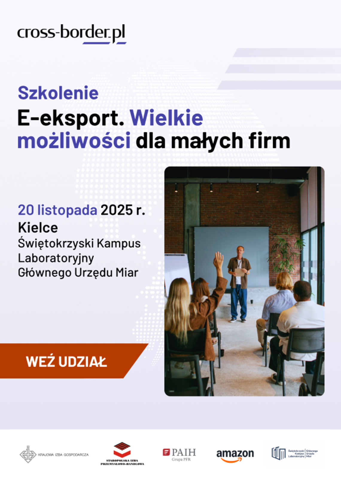 Bezpłatne szkolenie o e-eksportcie dla przedsiębiorców z województwa świętokrzyskiego Bezpłatne szkolenie o e-eksportcie dla przedsiębiorców z województwa świętokrzyskiego