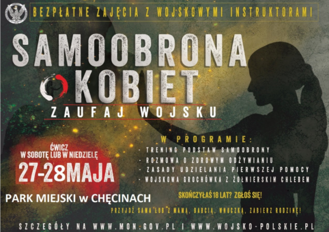 Bezpłatne szkolenie z samoobrony dla kobiet! Bezpłatne szkolenie z samoobrony dla kobiet!